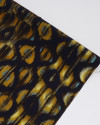Tecido Crepe de Viscose Italiano Aquarela Amarelo e Azul