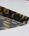 Tecido Crepe de Viscose Italiano Aquarela Amarelo e Azul