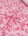 Tecido Viscose Premium Toile de Jouy Tons de Rosa