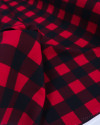 Tecido Viscose Quadriculado Preto e Vermelho