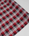 Tecido Viscose Xadrez Duplo Preto, Branco e Vermelho