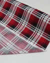 Tecido Viscose Xadrez Duplo Preto, Branco e Vermelho