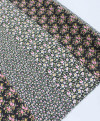 Tecido Cambraia de Algodão Micro Floral Barrado