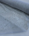 Tecido Crepe Chiffon com Foil Animal Print Cinza Prata