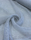 Tecido Crepe Chiffon com Foil Animal Print Cinza Prata