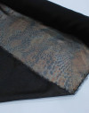 Tecido Crepe Chiffon com Foil Animal Print Preto