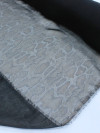 Crepe Chiffon com Foil Animal Print Cobra Preto