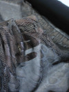 Crepe Chiffon com Foil Animal Print Cobra Preto