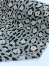 Tecido Crepe Bubble com Elastano Animal Print Tons de Cinza