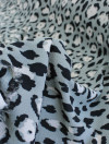 Tecido Crepe Bubble com Elastano Animal Print Tons de Cinza