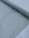 Tecido Crepe Chiffon com Foil Animal Print Cobra Prata