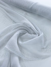 Tecido Crepe Chiffon com Foil Animal Print Classico Prata