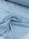 Tecido Crepe Bubble com Elastano Azul Bebê