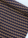 Tecido Crepe Italiano Arcos Amarelo e Azul