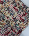 Tecido Viscose Italiano Colagens Coloridas