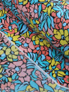 Tecido Viscose Mista com Poliamida Floral Colorido