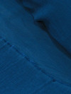Tecido Crepe Plissado Azul Petróleo