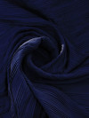 Tecido Crepe Plissado Azul Marinho