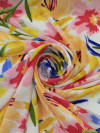 Tecido Crepe GGT Flores Coloridas