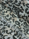 Tecido Crepe Chiffon Camuflado Tons de Verde