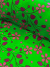 Tecido Crepe GGT Floral Tons de Rosa e Verde