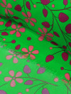 Tecido Crepe GGT Floral Tons de Rosa e Verde
