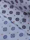 Tecido Viscose Porcelana Retro Gelo e Azul