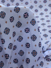 Tecido Viscose Porcelana Retro Gelo e Azul