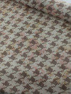 Tecido Linho Pied-de-Poule Marrom e Areia