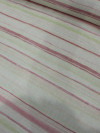 Tecido Linho Listras Aquarelas Vermelho Rosa Verde Bege