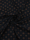 Tecido Viscose Porcelana Retro Terracota e Preto