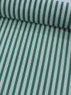Tecido Linho Misto Listrado Verde e Branco