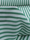 Tecido Linho Misto Listrado Verde e Branco