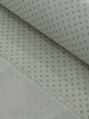 Tecido Linho Misto Bolinhas Vintage Verde