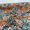 Tecido Viscose Animal Print Degradê Tons Pastéis