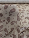 Tecido Viscose Premium Cashmere Vintage Bege e Marrom
