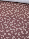Tecido Viscose Premium Cashmere Vintage Marrom e Bege