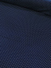 Tecido Viscose Micro Poá Azul Marinho e Branco