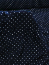 Tecido Viscose Micro Poá Azul Marinho e Branco