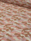 Tecido Viscose Camuflado Rosa, Rosê e Nude