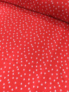 Tecido Viscose Micro Cacto Vermelho e Branco