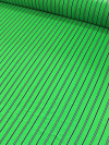 Tecido Viscose Listrado Verde Preto e Branco