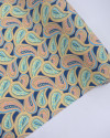 Tecido Crepe Koshibo Macro Cashmere Tons Pastéis e Azul