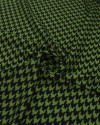 Tecido Crepe Salinas Pied Poule Preto e Verde