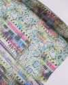 Tecido Crepe Chiffon Multi Estampado Colorido