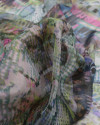 Tecido Crepe Chiffon Multi Estampado Colorido