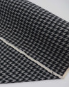 Tecido Crepe Salinas Pied Poule Preto e Cinza