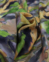 Tecido Viscose Premium Pintura em Aquarela Tons Terrosos
