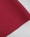 Tecido Viscose Texturizada Listrado Branco e Magenta