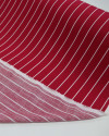 Tecido Viscose Texturizada Listrado Branco e Magenta